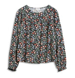 ARMEDANGELS Aaire Mimose blooms blouse black
