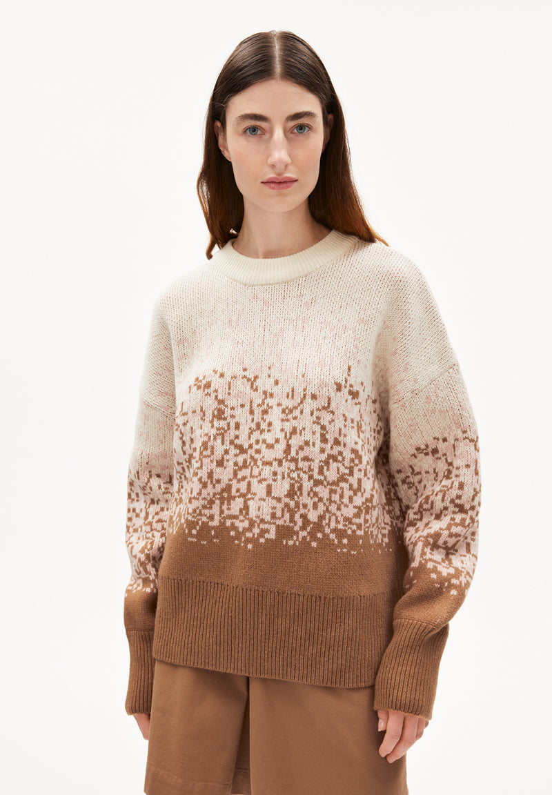 ARMEDANGELS Aniaa Degradee Jumper Cedar Wood-Rose Quartz Women