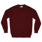Dedicated Mora Enamel Waffle jumper burgundy