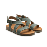 ZOURI Sand sandals earth green women