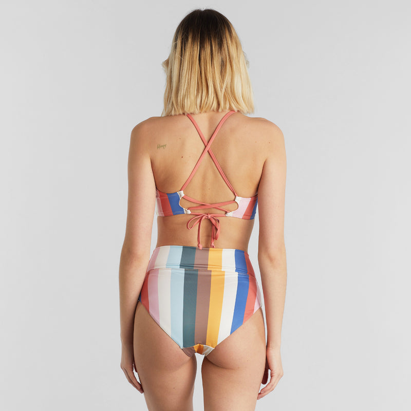 DEDICATED Slite bikini pants stripes multi color