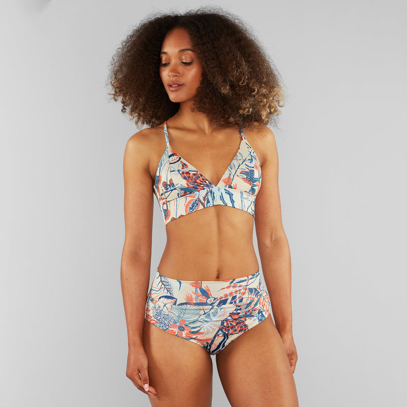 DEDICATED Alva bikini top Vintage jungle multi color