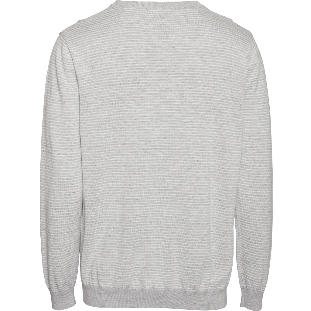 KCA Striped Tencel Knit 80582 Grey Melange 1012