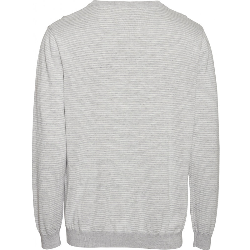 KCA Striped Tencel Knit 80582 Grey Melange 1012