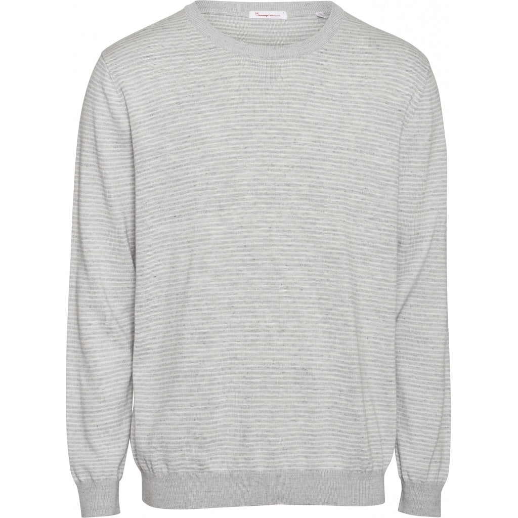 KCA Striped Tencel Knit 80582 Grey Melange 1012