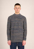 KCA 80660 Twisted yarn rib knit 1361 China blue men