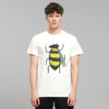 DEDICATED Stockholm Shrigley Bee T-shirt off white men
