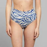 DEDICATED Slite bikini pants Zebra blue women
