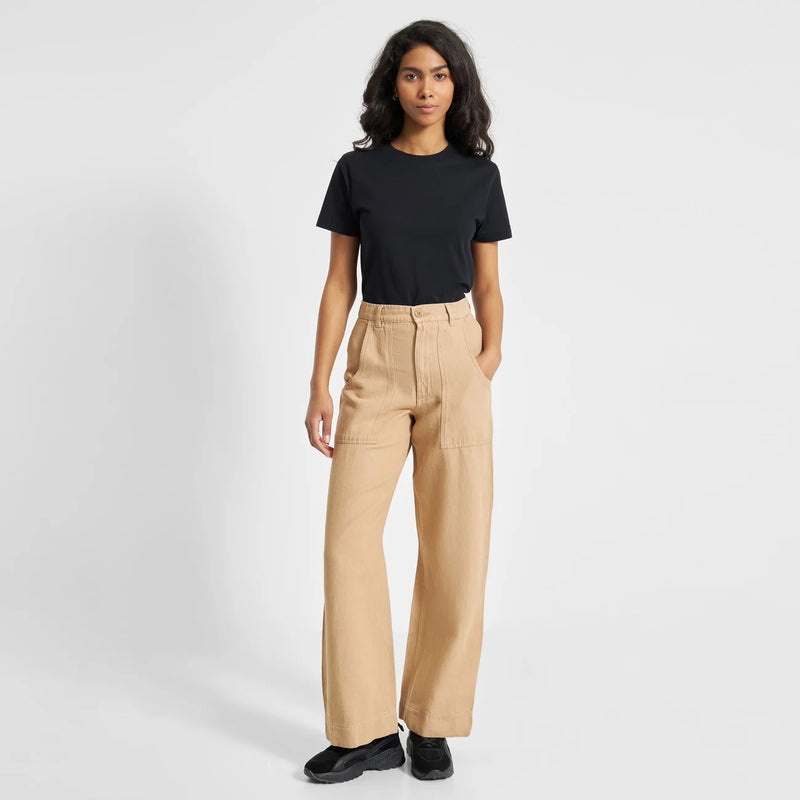 DEDICATED Vara workwear pants beige women