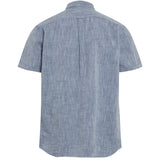 KCA 90804 Larch short sleeve linen shirt 1001 Total Eclipse