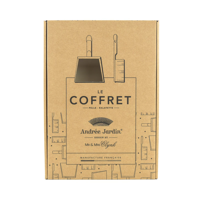 ANDRÉE JARDIN Hand brush and dustpan white