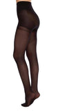 Swedish Stockings Anna Control Top  Black 40 den