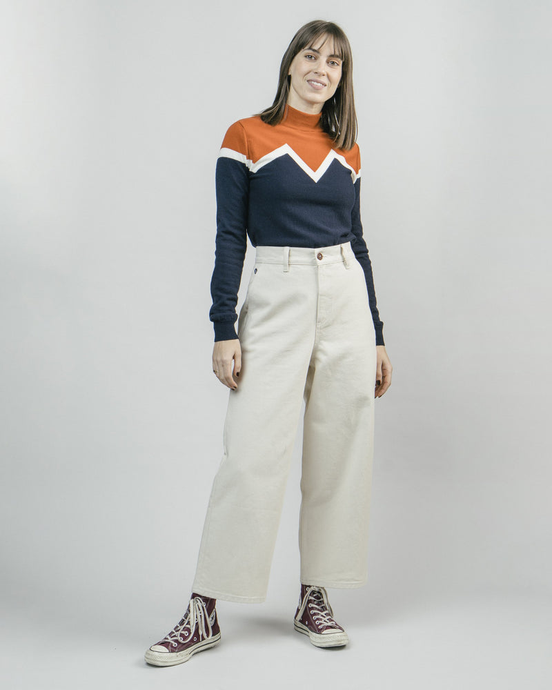 BRAVA Winter peak pullover orange neck women 1150