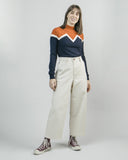 BRAVA Winter peak pullover orange neck women 1150