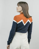 BRAVA Winter peak pullover orange neck women 1150