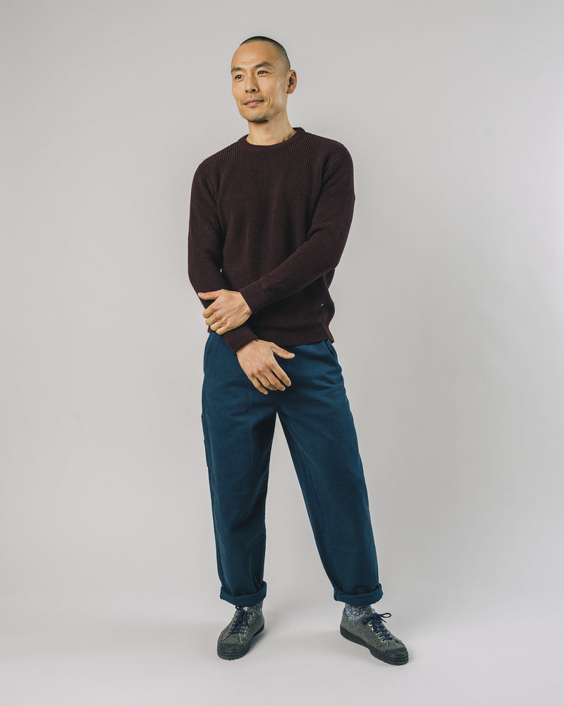 BRAVA Waterfront sweater porto wine men 1269