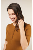 PEOPLE TREE Judith Knitted top hazelnut C302UG.BN1