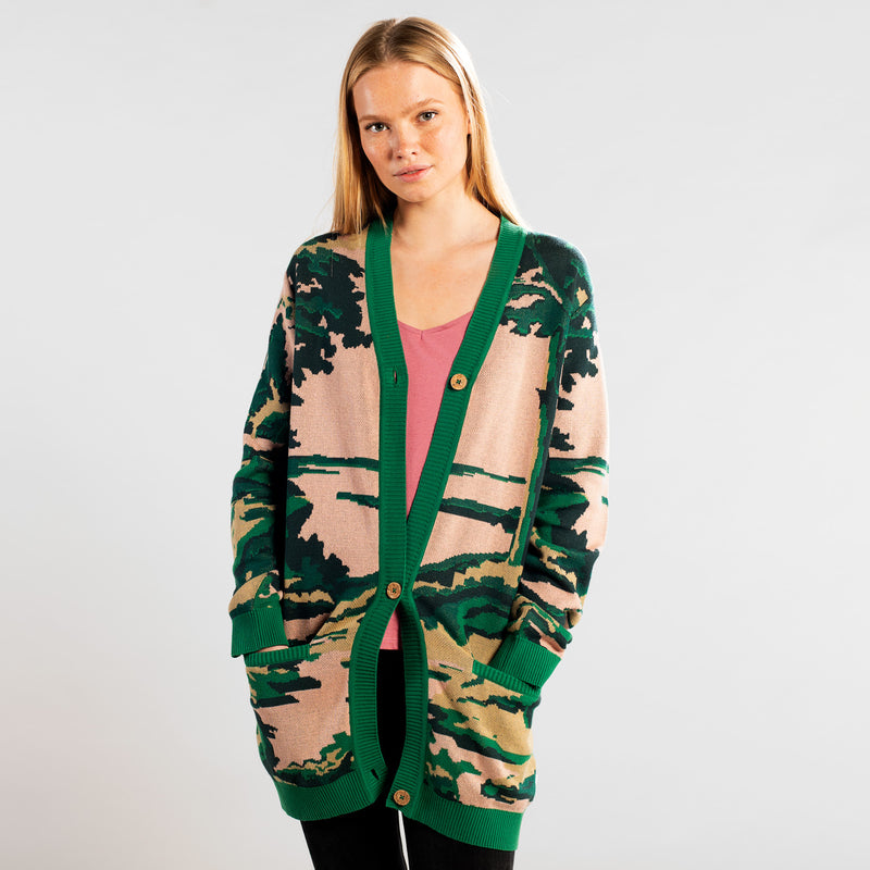 Dedicated Sola cardigan Deep Forest