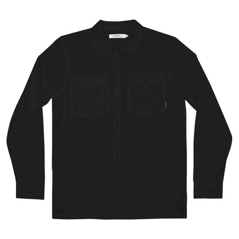 DEDICATED Edsbyn shirt black men