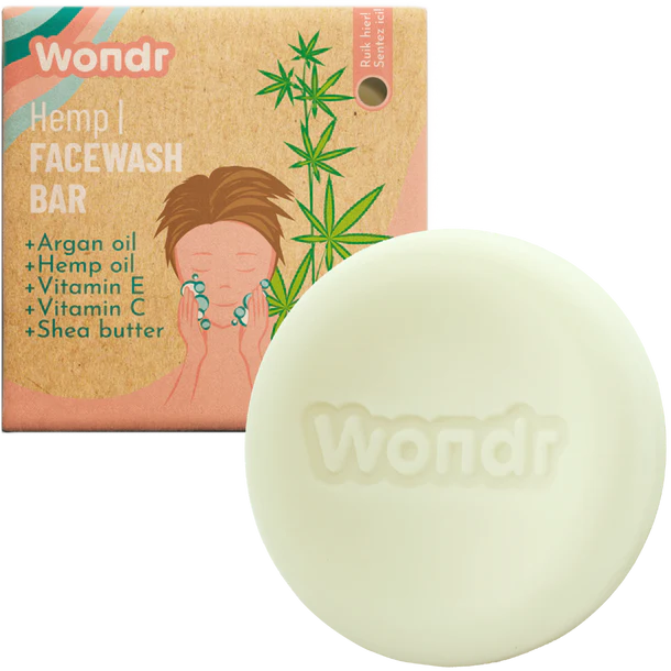 WONDR Facewash bar hemp
