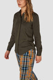 Kings of Indigo Taja shirt olive women