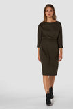 Kings of Indigo Majesta dress Olive women