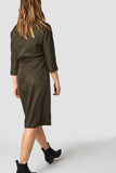 Kings of Indigo Majesta dress Olive women