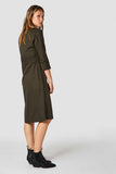Kings of Indigo Majesta dress Olive women