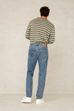 KINGS OF INDIGO Conri longsleeve treetop stripe men