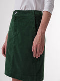 LANIUS 13342 Velvet skirt dark green 693 women