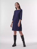 LANIUS 13376 Slightly flared dress deep amethyst 477 women
