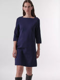 LANIUS 13376 Slightly flared dress deep amethyst 477 women