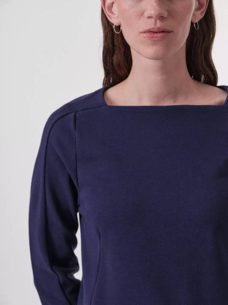 LANIUS 13376 Slightly flared dress deep amethyst 477 women