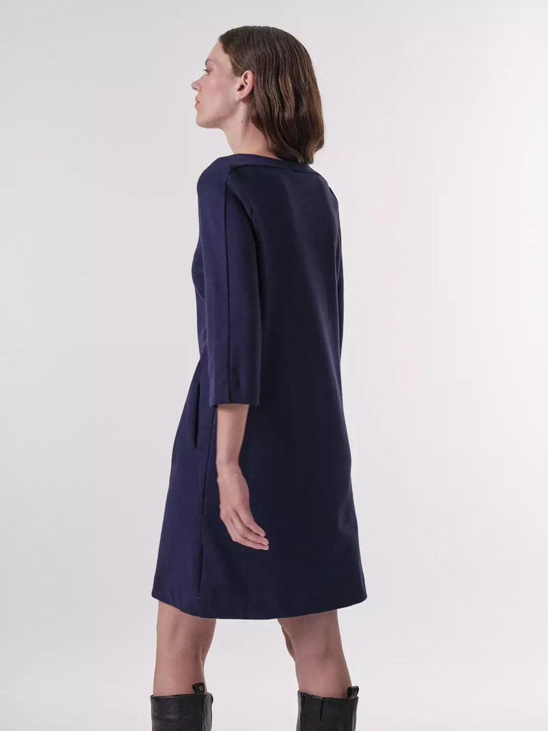 LANIUS 13376 Slightly flared dress deep amethyst 477 women