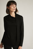 LANIUS draped top black 12617