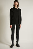 LANIUS draped top black 12617