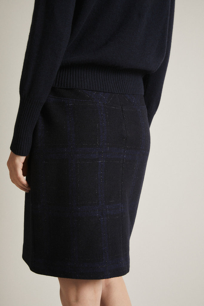 LANIUS Karo skirt blue checked 12676 722