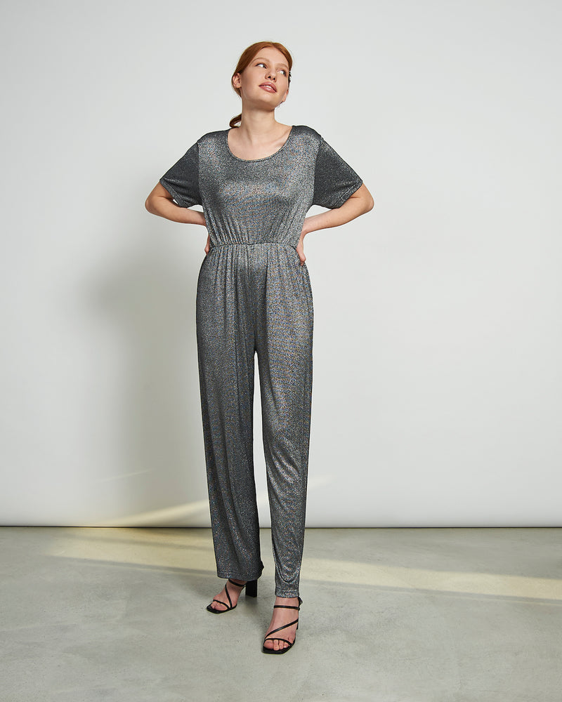 JAN 'N JUNE Lexington jumpsuit Silvery black