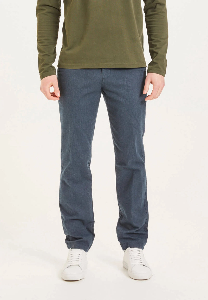 KCA 70351 Luca slim flannel chino 1001 Total Eclipse Men