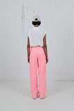 FAM THE LABEL Lisa trousers pink BCI cotton women