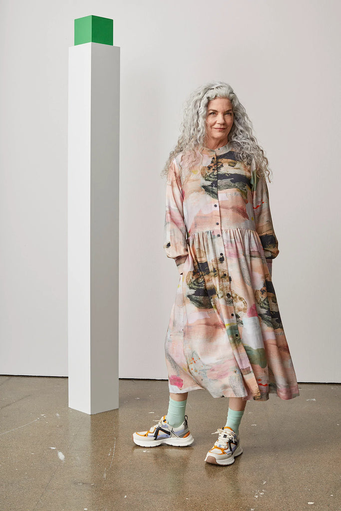 PAPU Ruffle Dress Love Multicolor Women