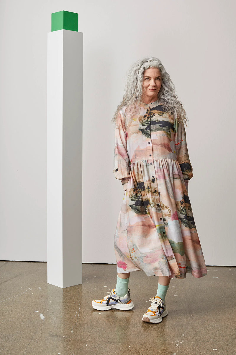 PAPU Ruffle Dress Love Multicolor Women