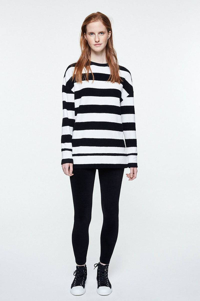 ARMEDANGELS Lenya Maxi stripes black white