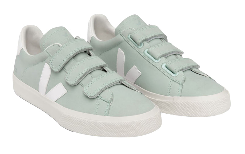 VEJA Recife Nubuck Matcha White Women