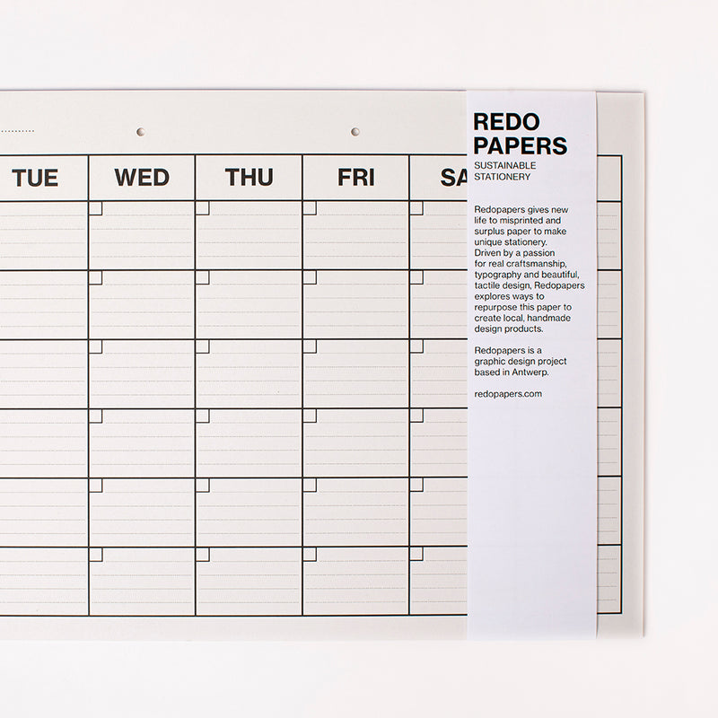 REDOPAPERS Monthly Planner