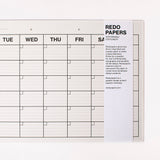 REDOPAPERS Monthly Planner