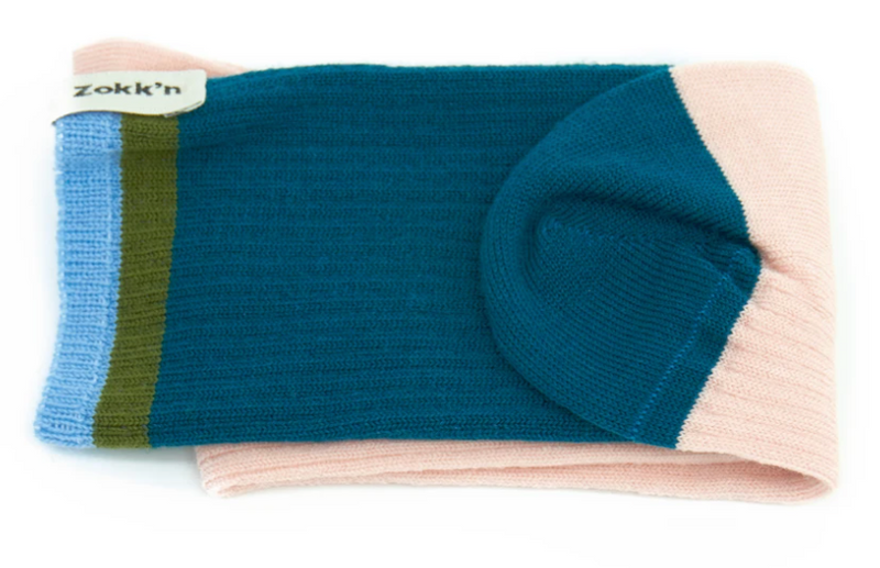 Zokk'n Marcella SINGLE SOCK pink and blue