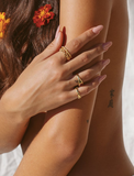 WILDTHINGS COLLECTABLES Wire ring gold plated