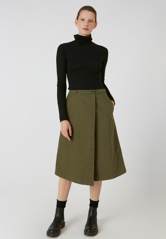 ARMEDANGELS Villaa Skirt Moss Green