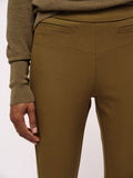 LANIUS Slim fit trousers 12258 dark green moss 675 women